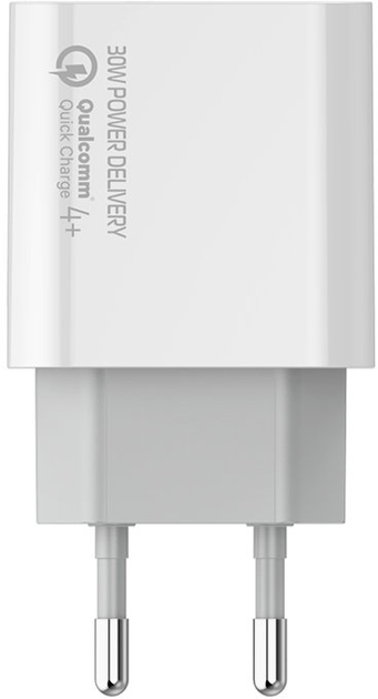 Ładowarka sieciowa ColorWay Power Delivery Port PPS USB Type-C 30W White (CW-CHS038PD-WT) - obraz 3