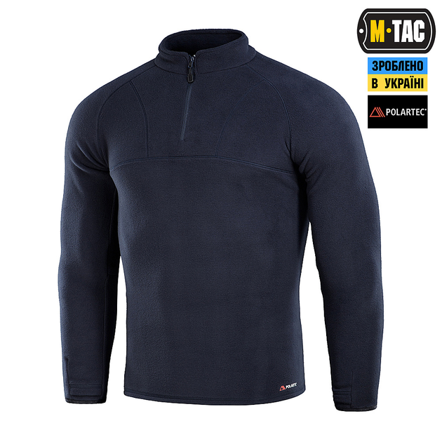 Кофта M-Tac Delta Polartec реглан Dark Navy Blue XS - зображення 1