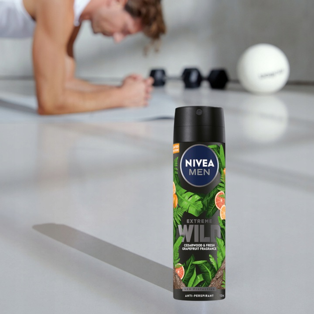 Antyperspirant w spray'u Nivea Men Extreme Wild Cedar Wood 150 ml (9005800356808) - obraz 3