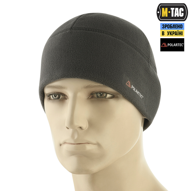 Шапка M-Tac Watch Cap флис Light Polartec Dark Grey S - изображение 1