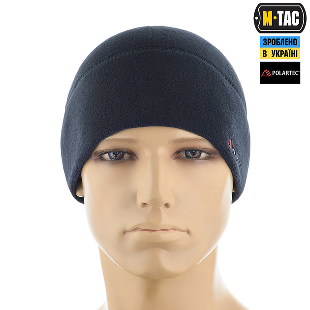 Шапка M-Tac Watch Cap фліс Light Polartec Dark Navy Blue XL - зображення 2