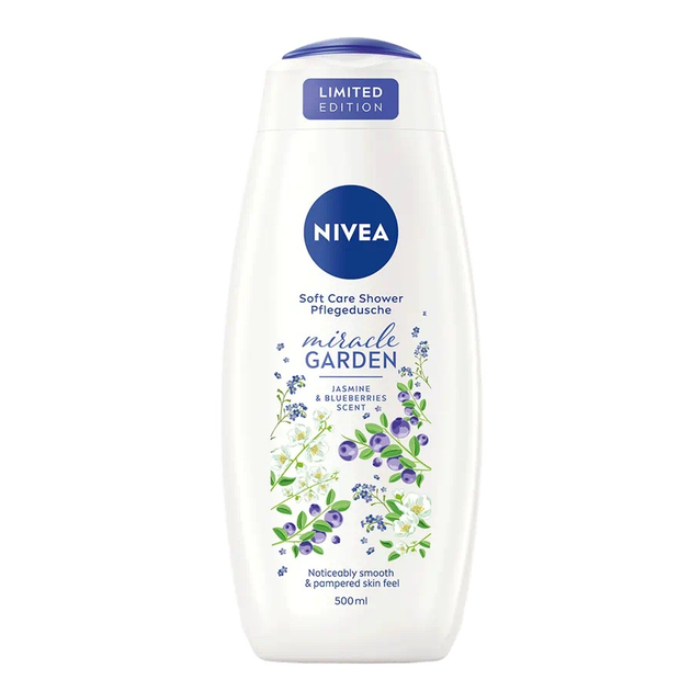 Żel pod prysznic Nivea Miracle Garden Jaśmin i Jagody 500 ml (9005800356785) - obraz 1