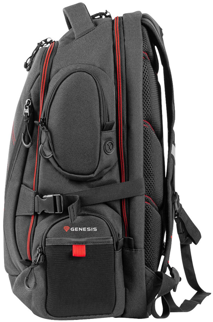 Рюкзак для ноутбука Natec Genesis Pallad 550 15.6"/17.3" Black (NBG-1691) - зображення 3