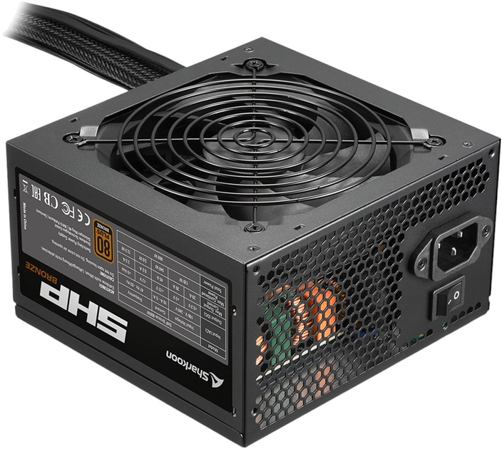 Блок питания Sharkoon SHP Bronze 600 ATX 2.3 600 W (4044951028962 ...