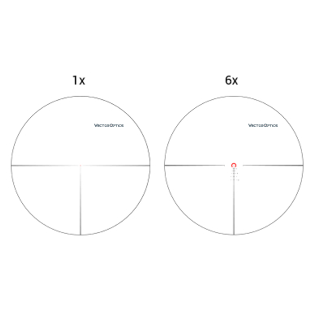 Прицел оптический Vector Optics Continental 1-6x28 (34mm) illum. FFP Tactical - изображение 2