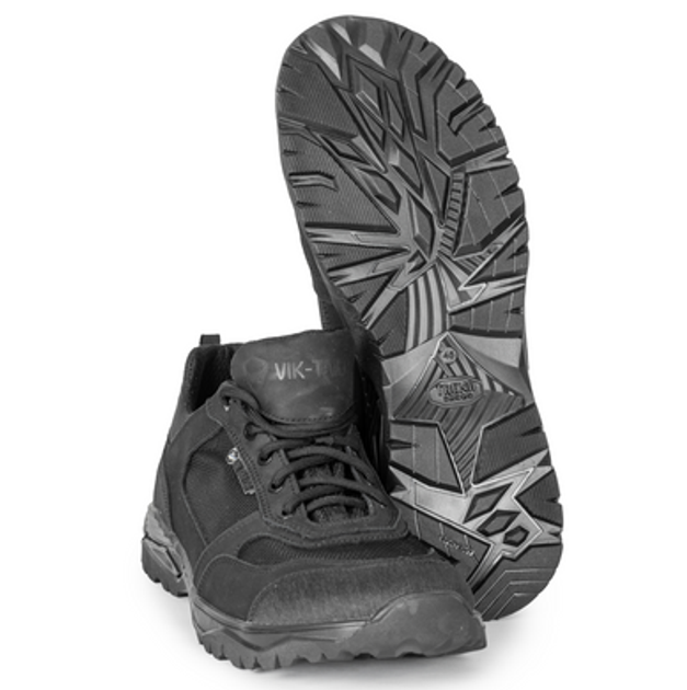 Демісезонні кросівки тактичні Vik-tailor Patriot зі вставками кордури Чорні 41 - зображення 1