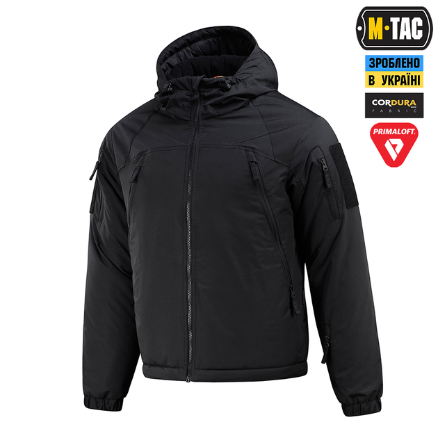 Куртка M-Tac зимова Alpha Gen.III Pro Primaloft Black M/R - зображення 1