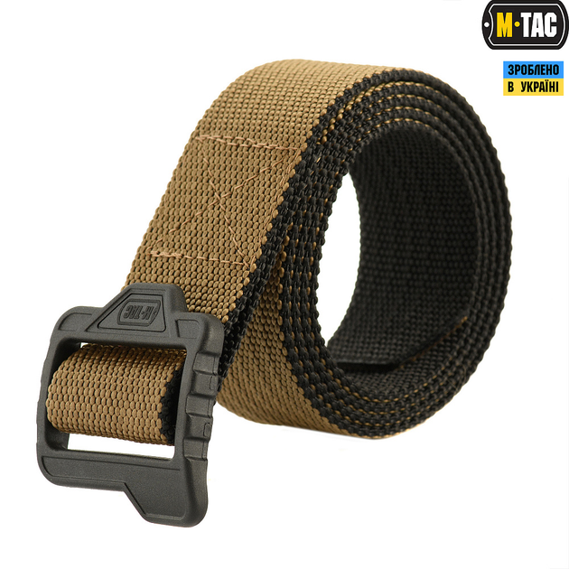 Ремінь M-Tac Double Sided Lite Tactical Belt Coyote/Black M - зображення 1