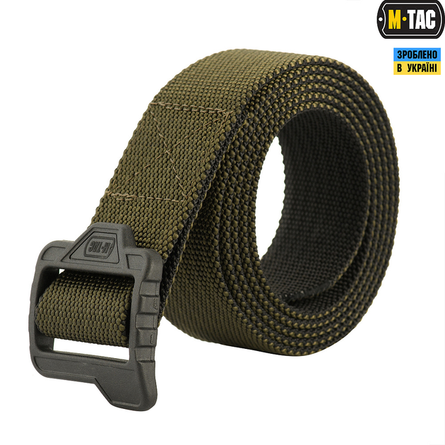 Ремінь M-Tac Double Sided Lite Tactical Belt Olive/Black XL - зображення 1