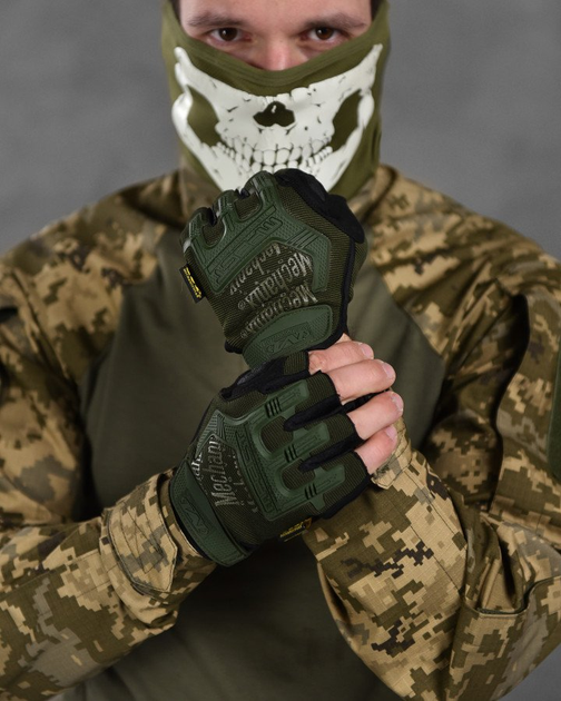 Рукавички тактичні mechanix logo п XL - изображение 1