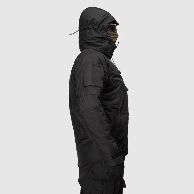 Тактична зимова куртка UATAC Basic Black Membrane Climashield Apex XXL - изображение 2