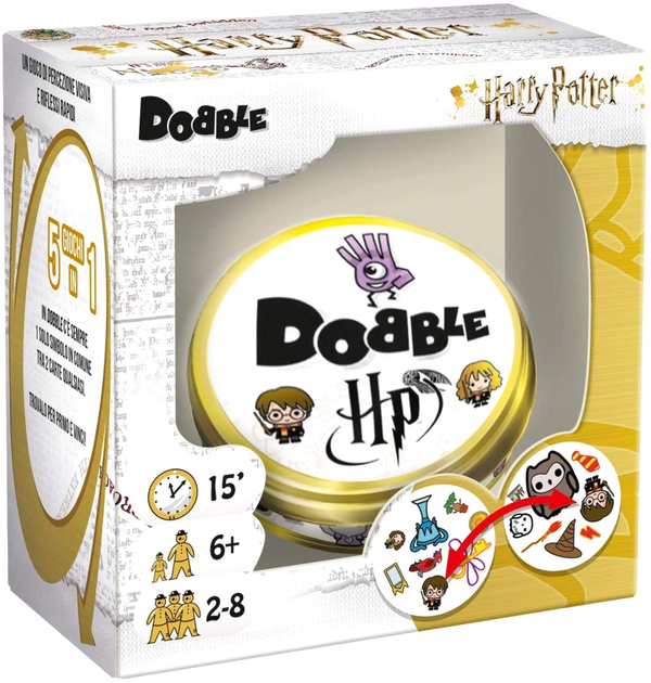 Настільна гра Asmodee Dobble Harry Potter (3558380066712) - зображення 1