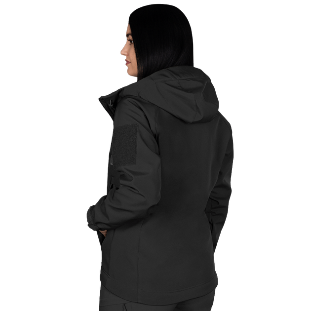 Жіноча куртка Stalker SoftShell Чорна (7442), M - изображение 2