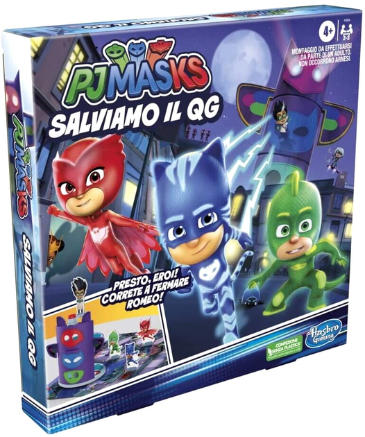 Настільна гра Hasbro Pj Masks Let Save The Headquarters (5010994126551) - зображення 1