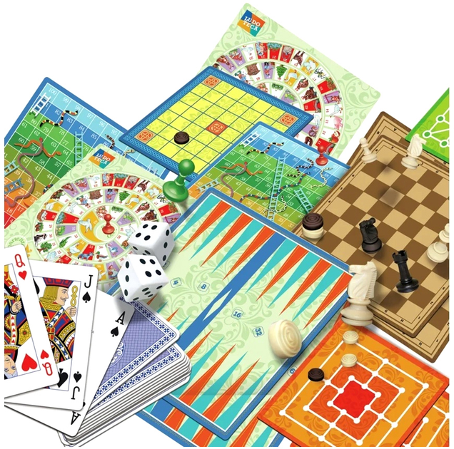 Zestaw gier planszowych Lisciani Playroom More Than 100 Games (8008324068791) - obraz 2