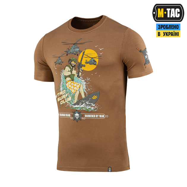 Футболка M-Tac Surf Club Coyote Brown L - изображение 1