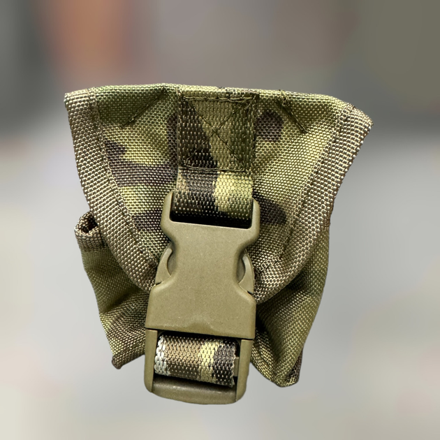 Подсумок под 1 гранату на молли, Мультикам, Cordura 1000D, тактический чехол под одну гранату на Молли - изображение 1