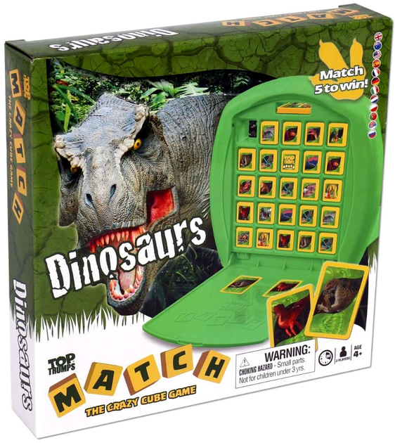 Настільна гра Winning Moves Top Trumps Match Dinosaurs (5036905035804) - зображення 1