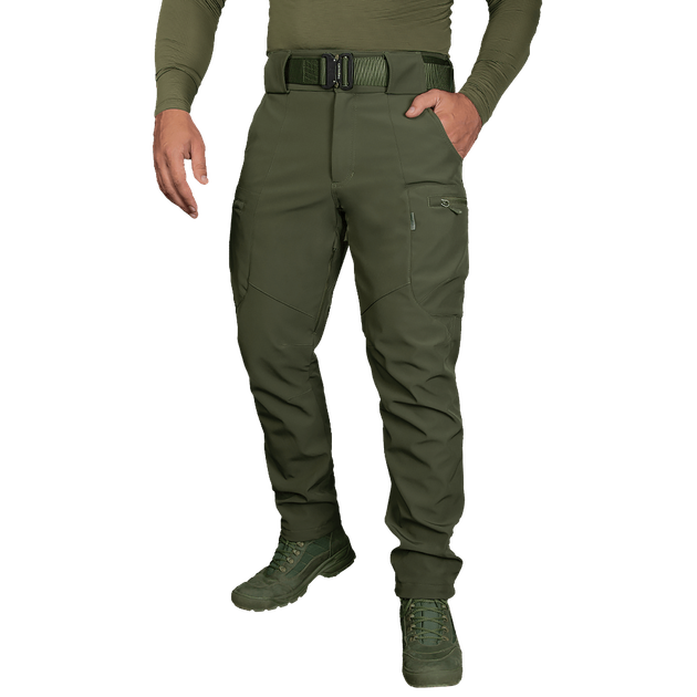 Штани SoftShell Vent Mesh Олива (7396), S - изображение 2