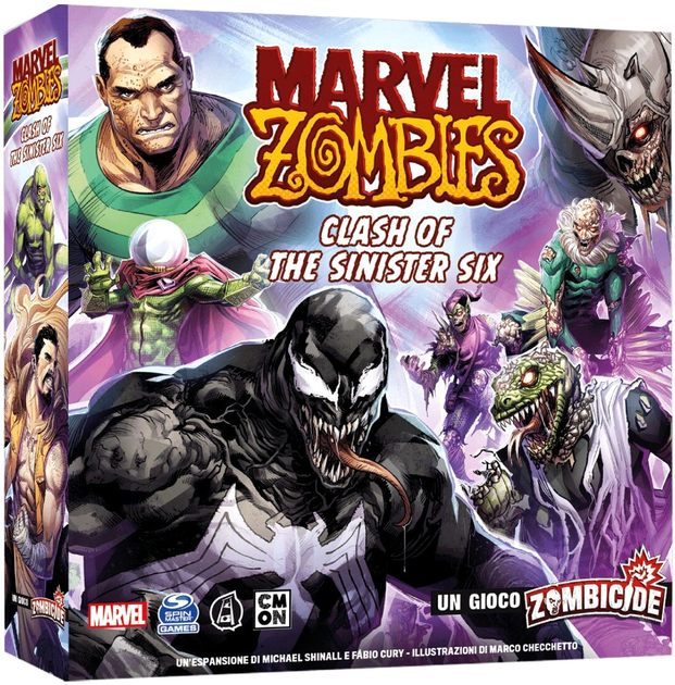 Dodatek do gry planszowej Asmodee Marvel Zombies Clash of the Sinister Six (3558380102038) - obraz 1