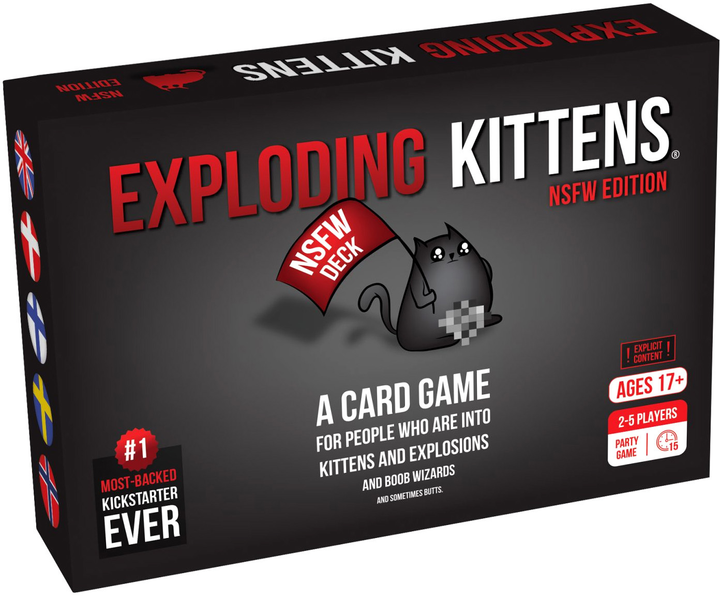 Gra planszowa Asmodee Exploding Kittens NSFW (0810083040547) - obraz 2