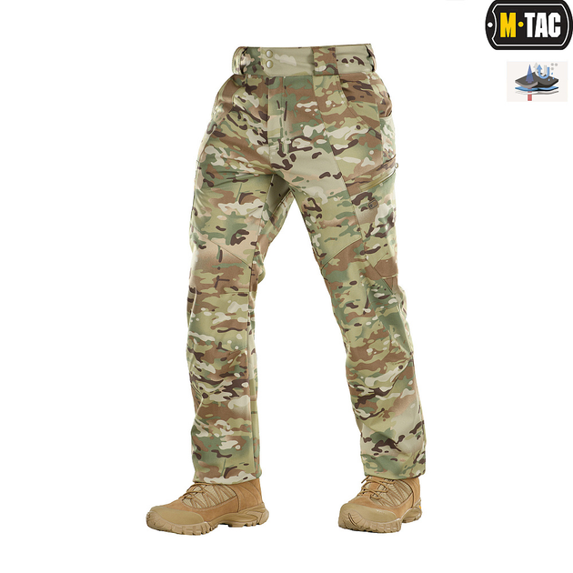 Штани M-Tac Soft Shell Winter Multicam L - зображення 1