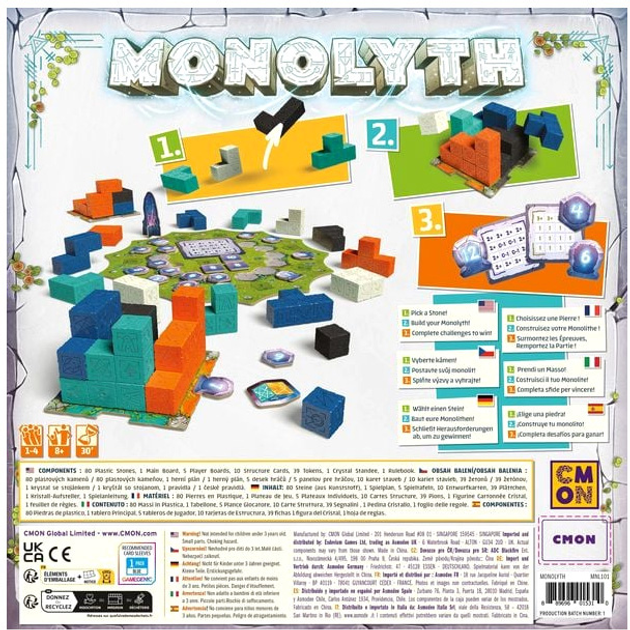 Настільна гра Asmodee Monolyth (0889696015310) - зображення 2