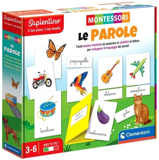 Gra planszowa Clementoni Montessori The Words (8005125163625) - obraz 1