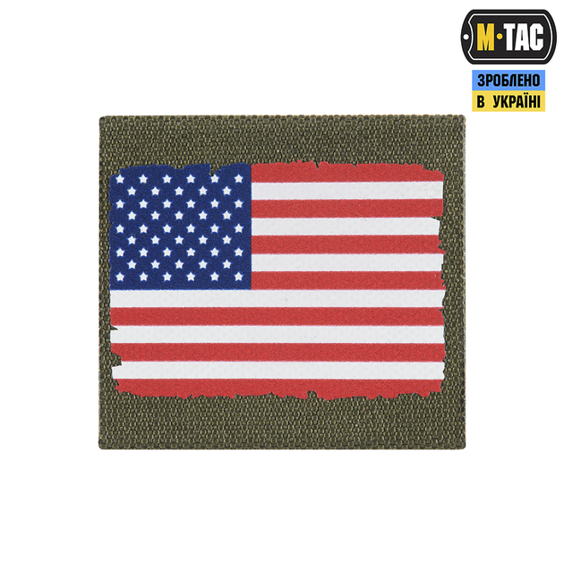 Molle M-Tac Patch прапор США Full Color/Ranger Green - зображення 2