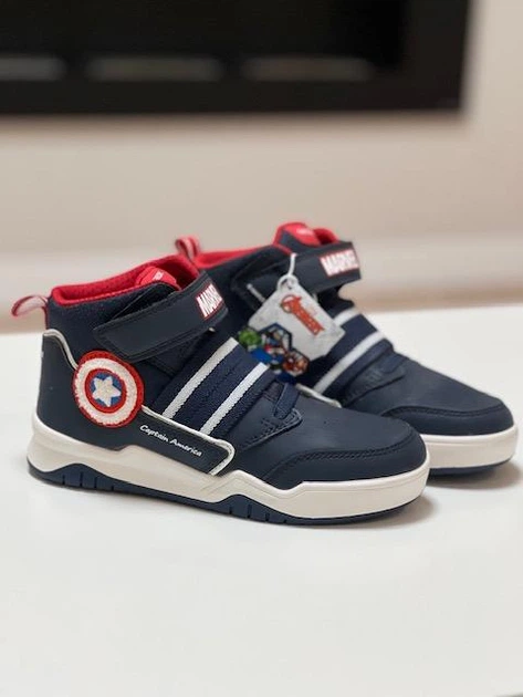 Черевики Geox Perth з символікою Marvel, 32 євро, Navy Red - Фото 6 Черевики Geox Perth з символікою Marvel, 32 євро, Navy Red - изображение 6