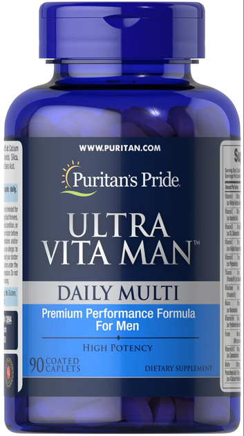 Витаминно-минеральный комплекс для мужчин Puritan's Pride Ultra Vita ...
