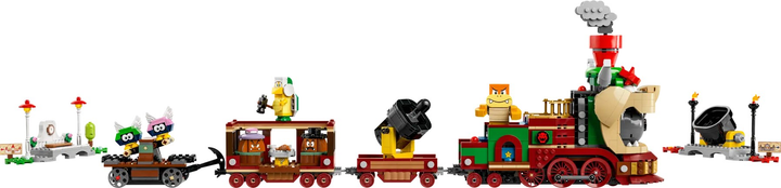 Zestaw klocków LEGO Super Mario Bowser i pociąg ekspresowy 1392 elementy (71437) - obraz 4