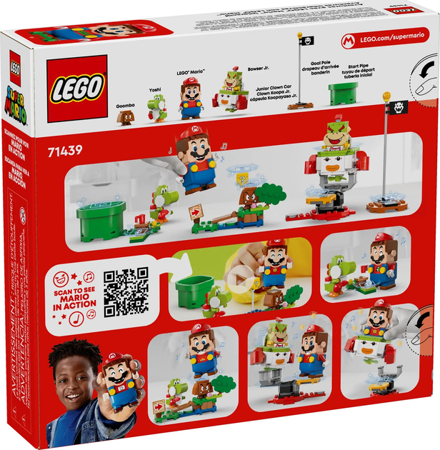 Zestaw klocków LEGO Super Mario Przygody z interaktywną figurką 218 elementów (71439) - obraz 6