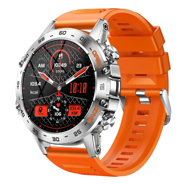 Смарт-часы MELANDA K52 Orange IP67 мужские спортивные смарт часы - изображение 2