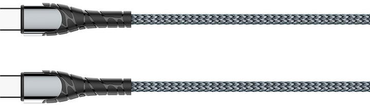 Kabel ColorWay Type-C - Type-C PD Fast Charging 65W 3.0A 2 m Grey (CW-CBPDCC039-GR) - obraz 5