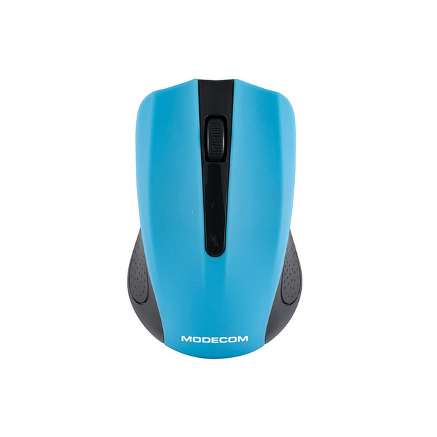 Мышка Modecom MC-WM9, беспроводная, 2кн., 1200dpi, нано ресивер черная-синяя - изображение 1