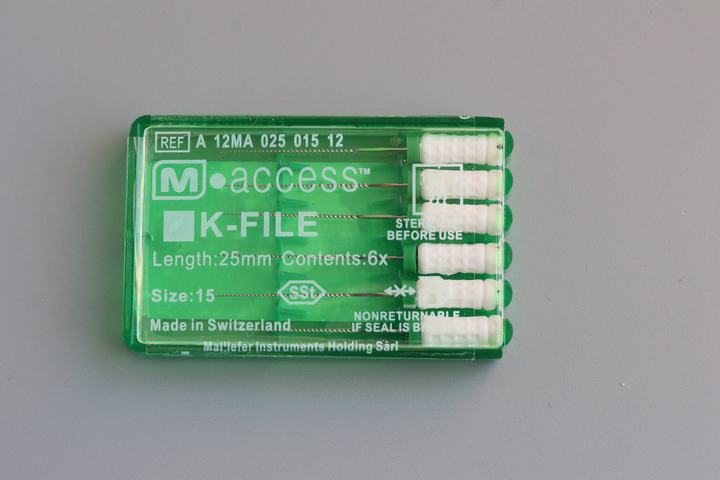 K-File Dentsply M-Access 25мм Розмір #15 - зображення 2