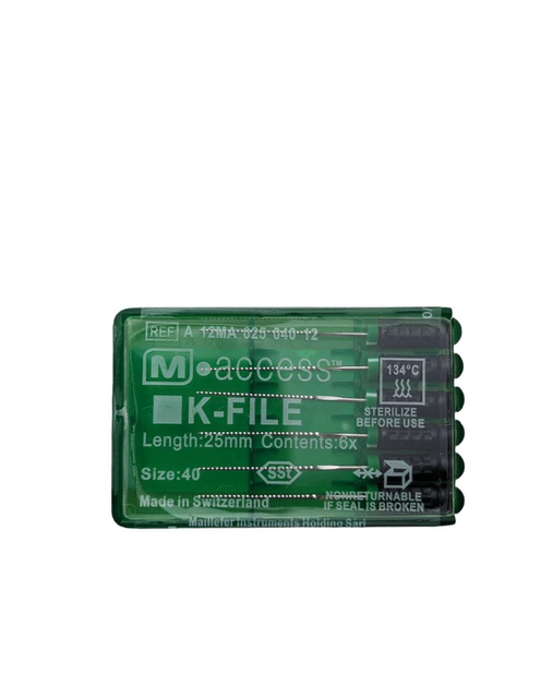 K-File Dentsply M-Access 25мм Розмір #40 - зображення 2