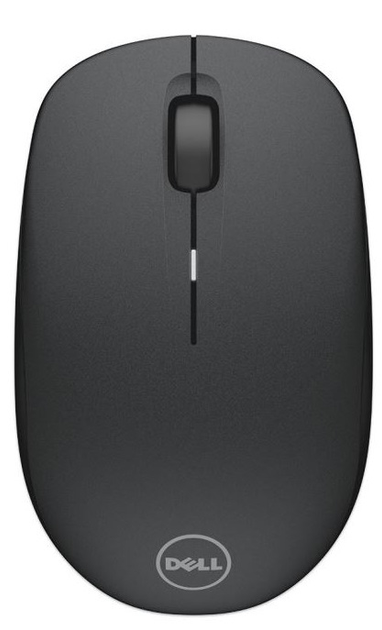 Оптическая беспроводная мышь Dell WM 126. Интерфейс: беспроводная. Черного цвета. - изображение 1