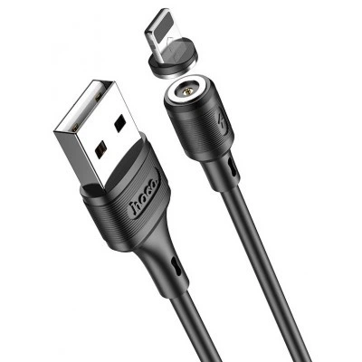 Кабель HOCO X52 Sereno magnetic charging cable for Lightning 2A 1m Black - Фото 1 Кабель HOCO X52 Sereno magnetic charging cable for Lightning 2A 1m Black - зображення 1