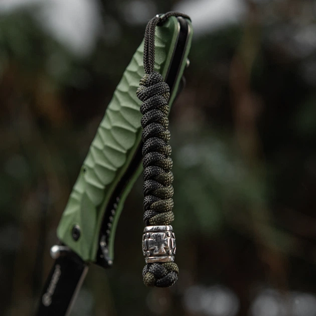 Темляк M-Tac Viper Козацкий Крест V.2 Steel Black&Olive - изображение 5