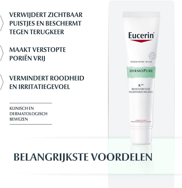 Krem do twarzy Eucerin Dermo Pure K10 Rewitalizujący rewitalizujący 40 ml (4005800193026) - obraz 3