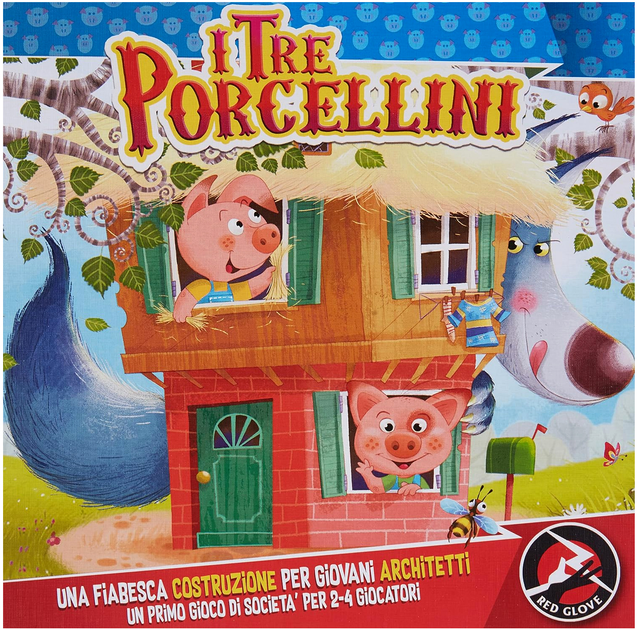 Gra planszowa Red Glove The three Little Pigs (8033324540381) - obraz 1