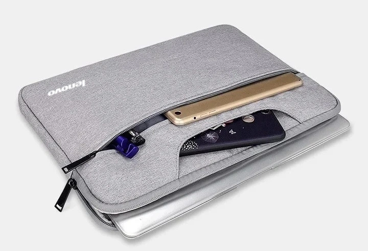 Сумка чехол для ноутбука Lenovo Леново 15,6" Cерая ( код: IBN007S4 ) - Фото 6 Сумка чехол для ноутбука Lenovo Леново 15,6" Cерая ( код: IBN007S4 ) - изображение 6