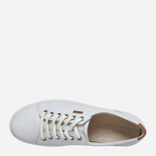 Sneakersy damskie ze skóry naturalnej ECCO Soft 7 43000301007 40 Białe (737431676145) - obraz 6