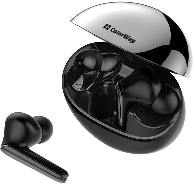 Słuchawki ColorWay TWS-3 Earbuds Black (CW-TWS3BK) - obraz 4