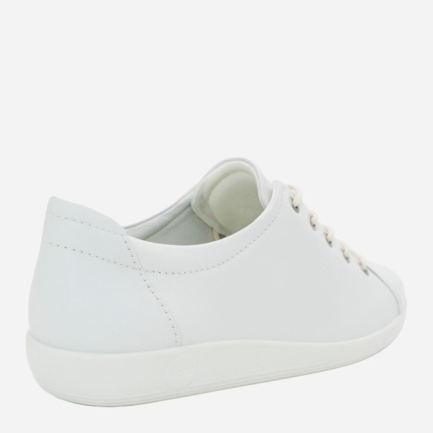 Sneakersy damskie ze skóry naturalnej ECCO Soft 2.0 20650301007 41 Białe (809702100335) - obraz 5
