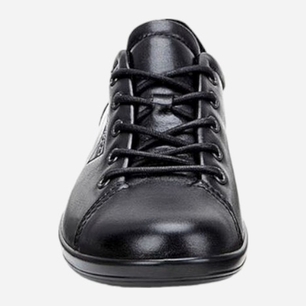 Sneakersy damskie ze skóry naturalnej ECCO Soft 2.0 20650356723 41 Czarne (737431622524) - obraz 4