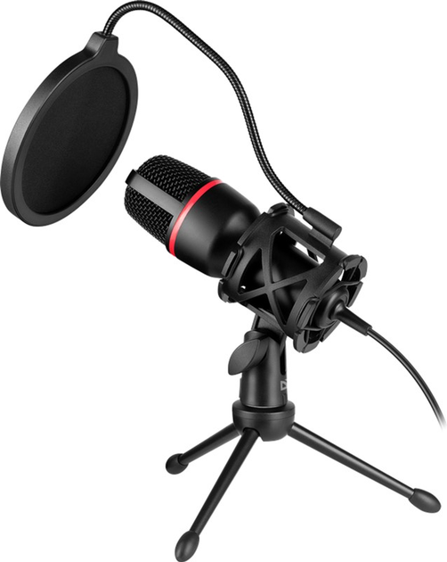 Mikrofon Defender Forte GMC 300 USB Black (4714033646307) - obraz 4