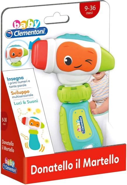 Розвиваюча іграшка Clementoni Baby Donatello Martello (8005125173273) - зображення 1